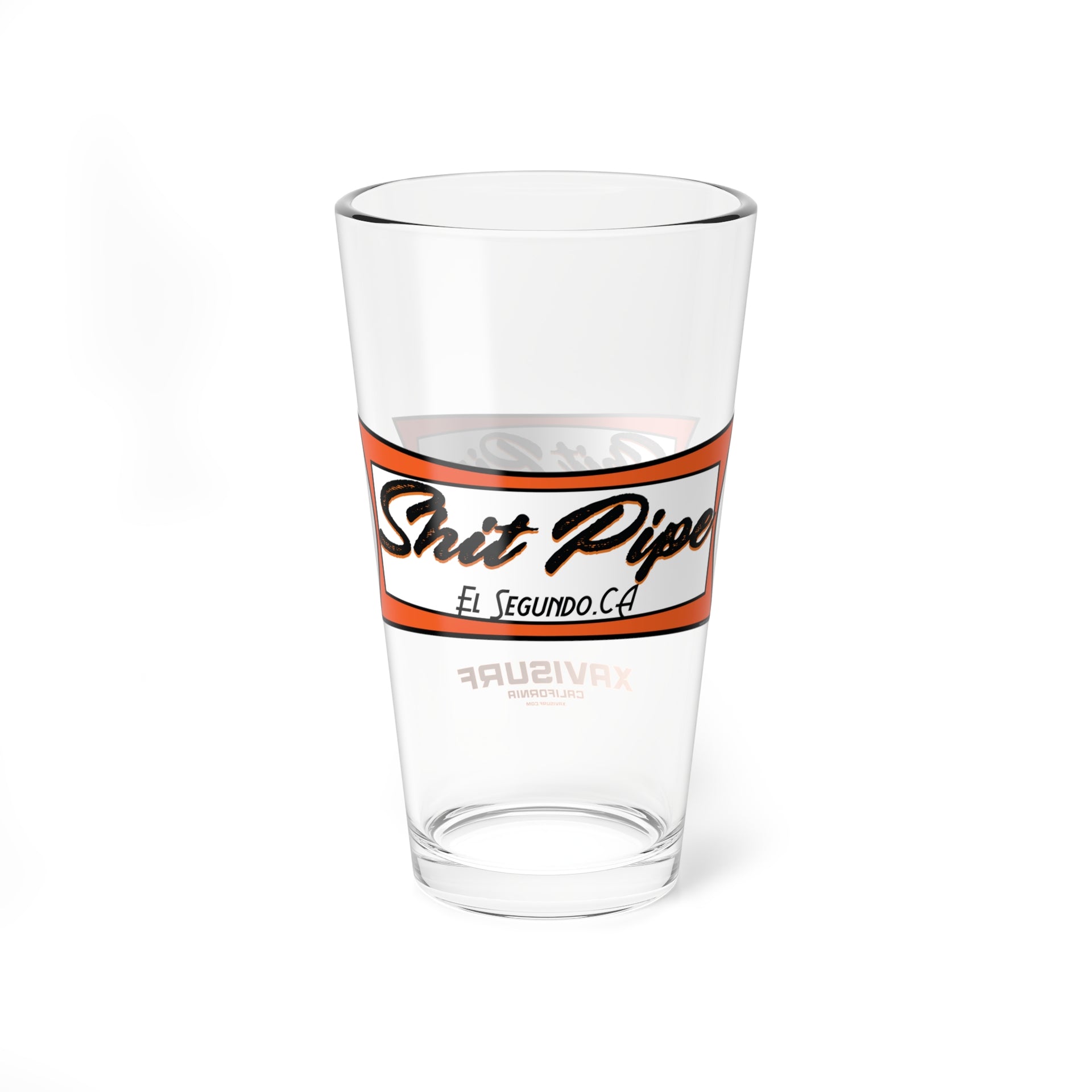 Shit Pipe PInt Glass