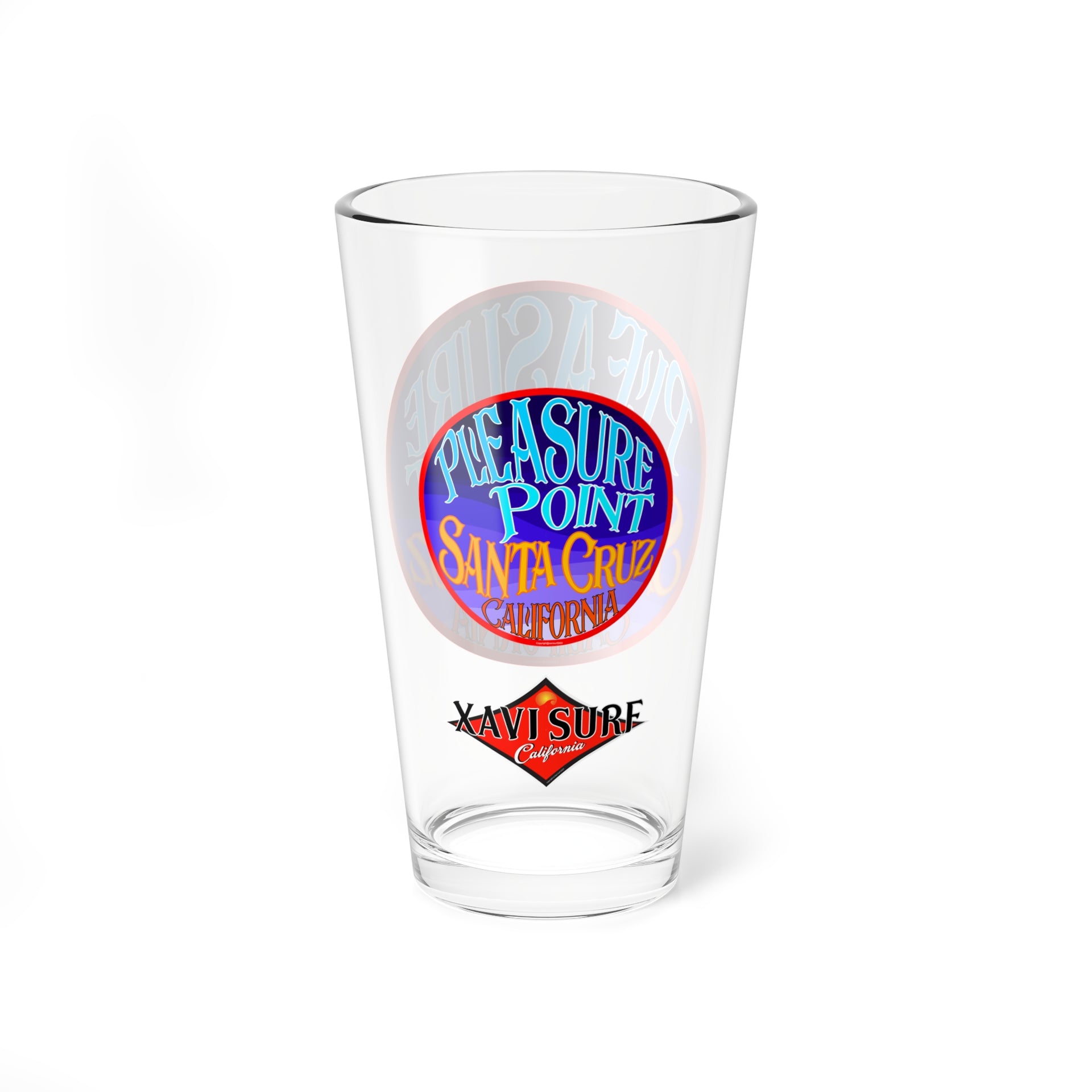 Pleasure Point Pint Glass