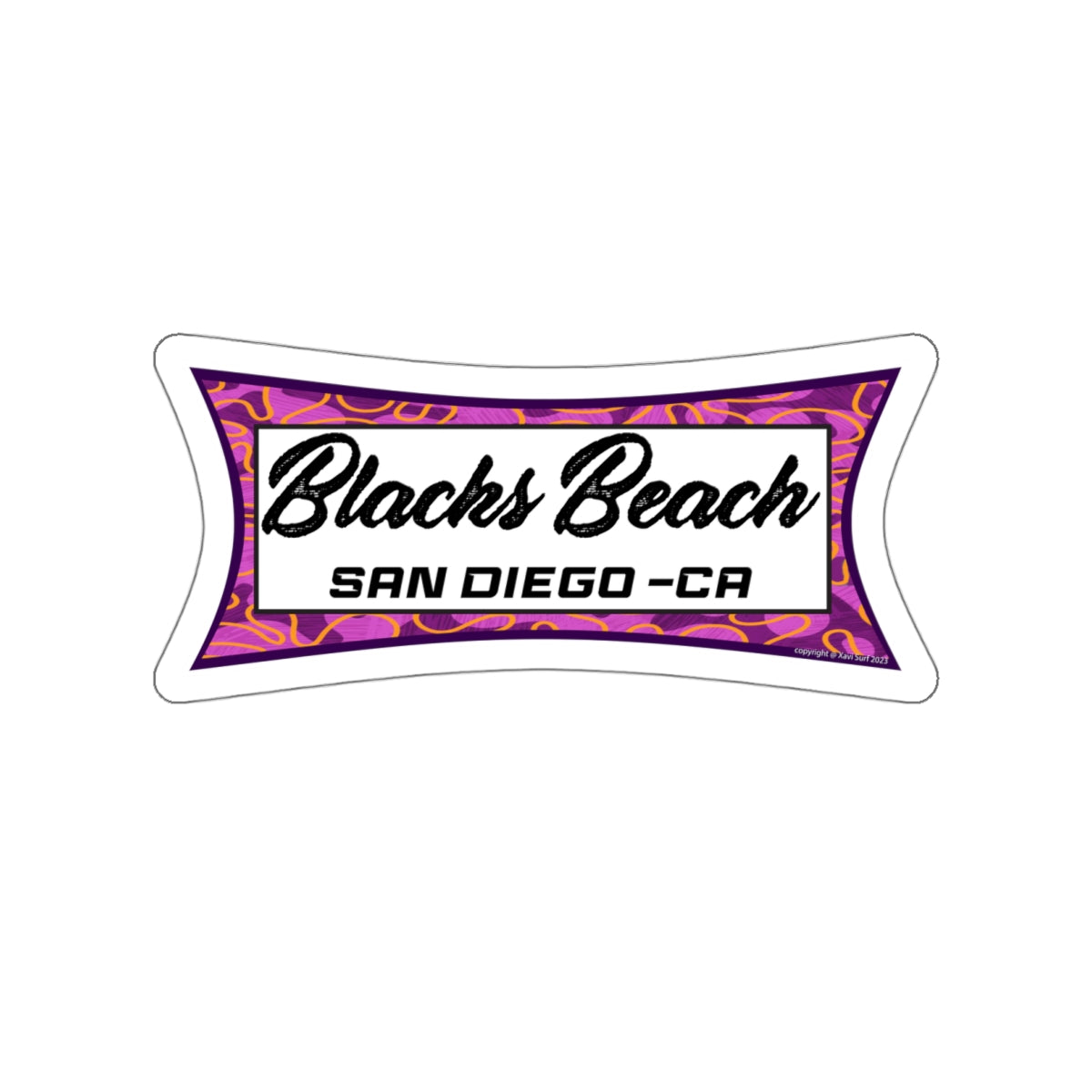 Blacks Beach Sticker