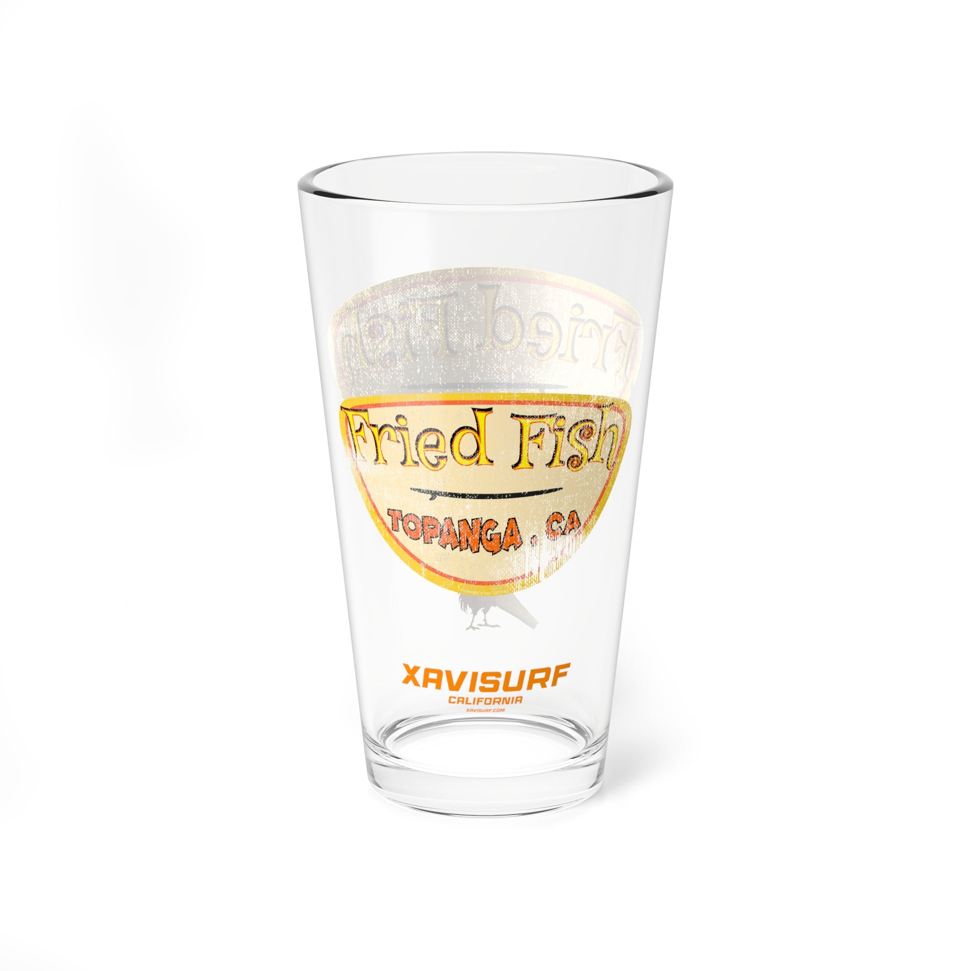 Fried Fish Pint Glass