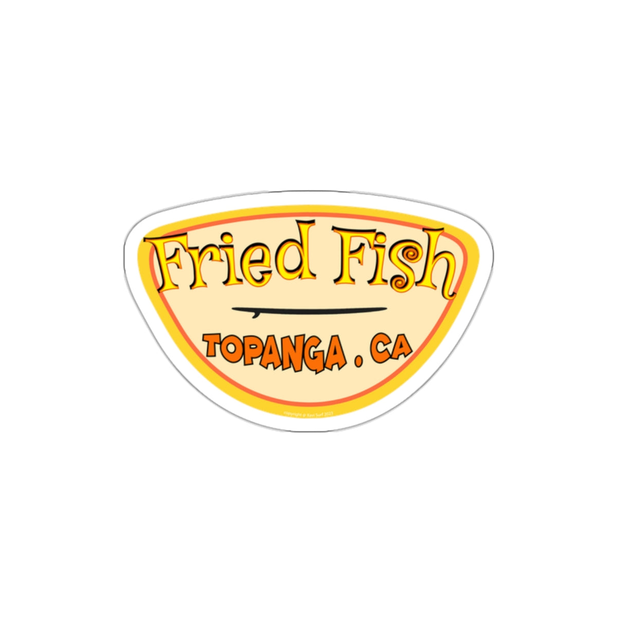 Fried Fish Sticker