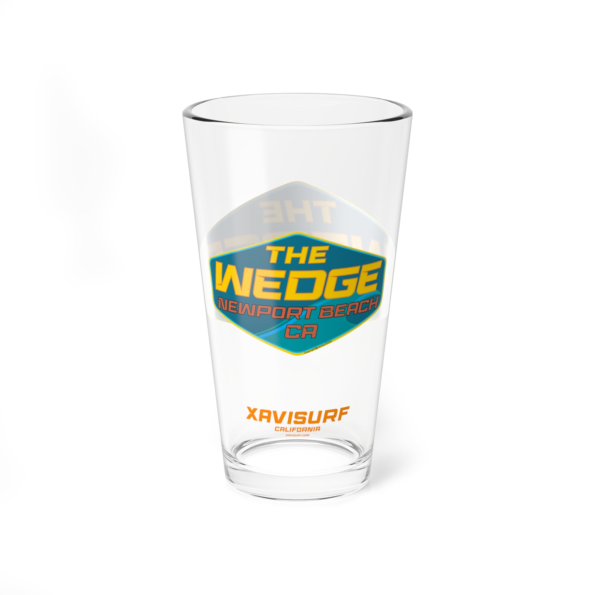 The Wedge Pint Glass