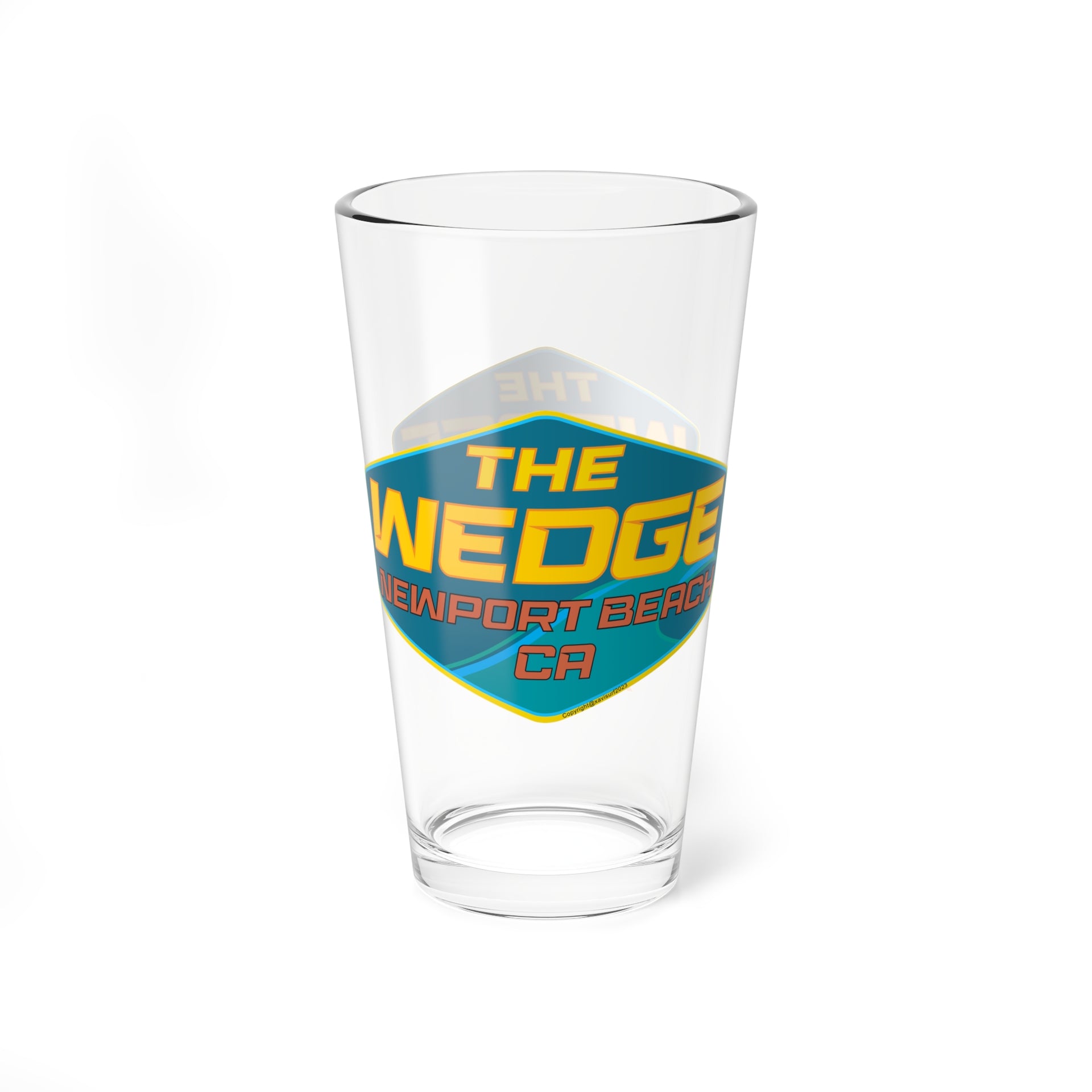 The Wedge Pint Glass