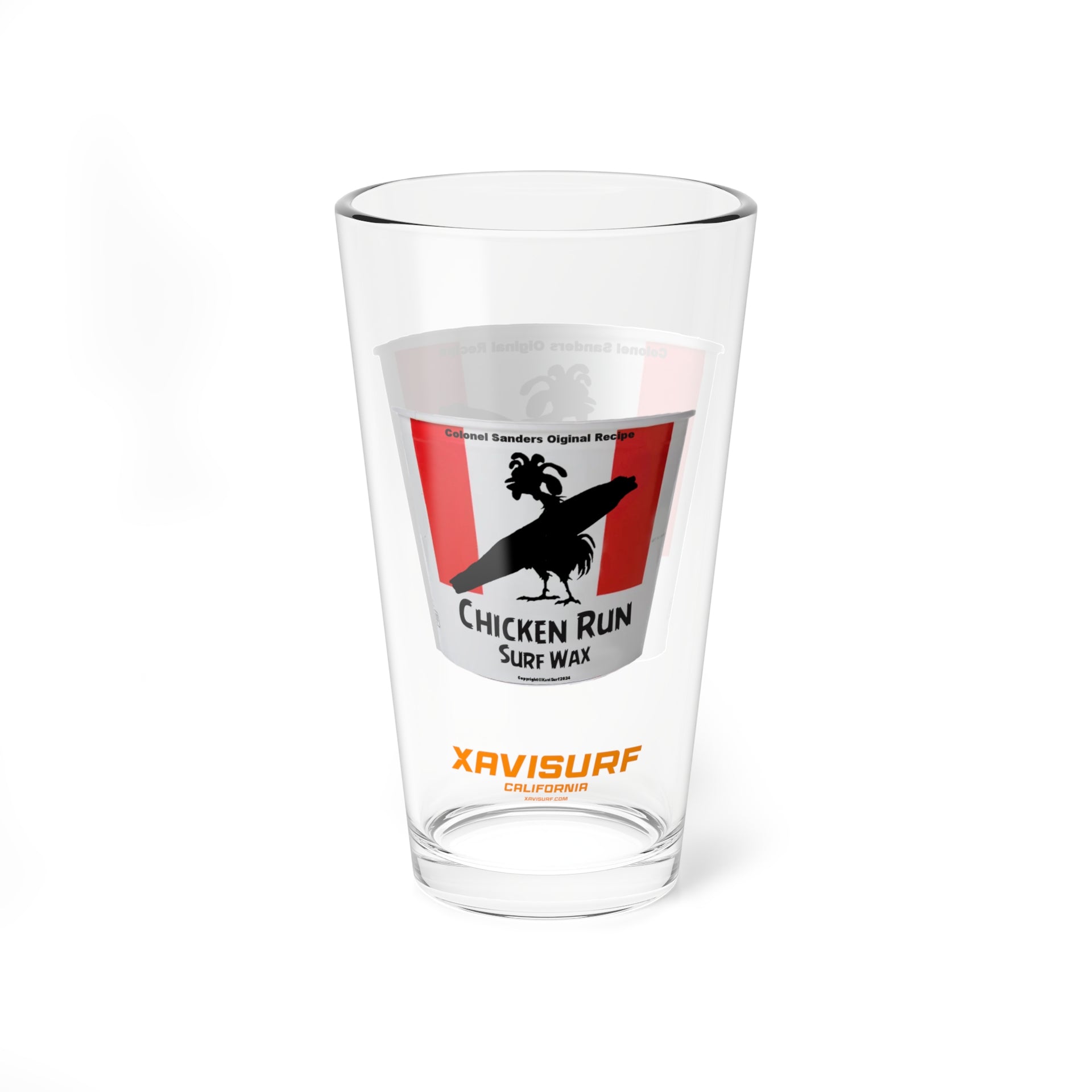 Chicken Run Pint Glass