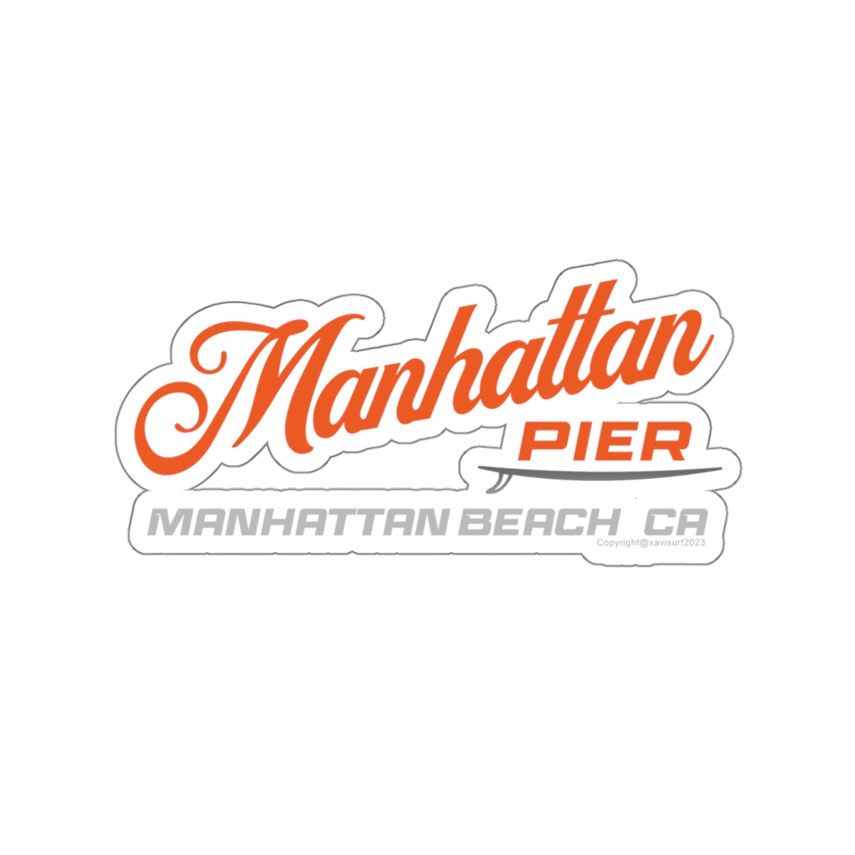 Manhattan Beach Pier Sticker