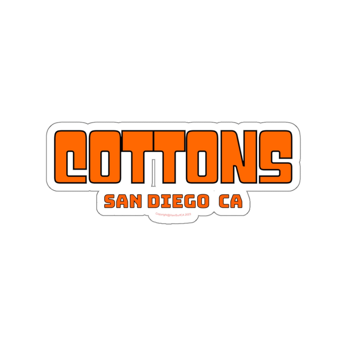 Cottons Sticker