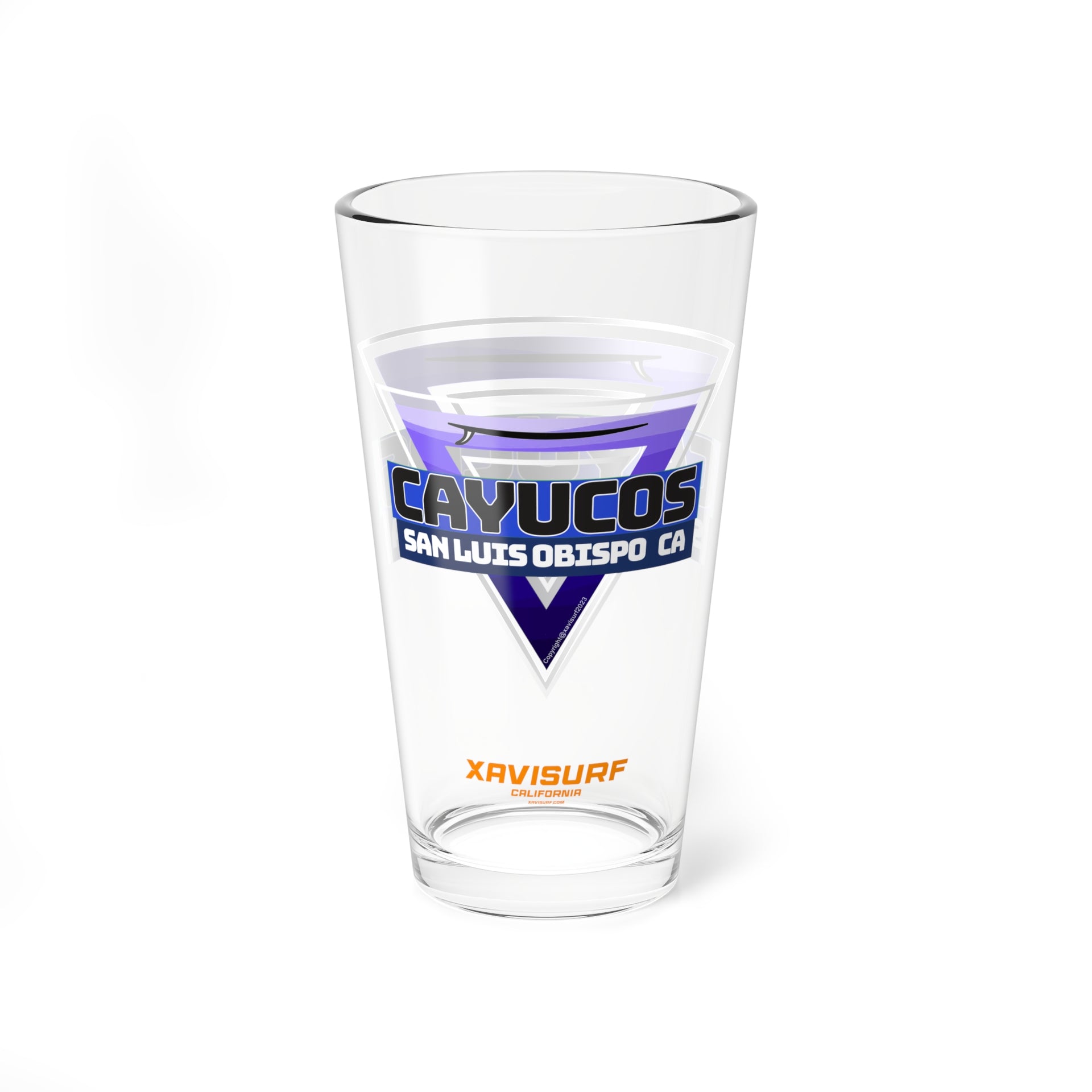 Cayucos Pint Glass