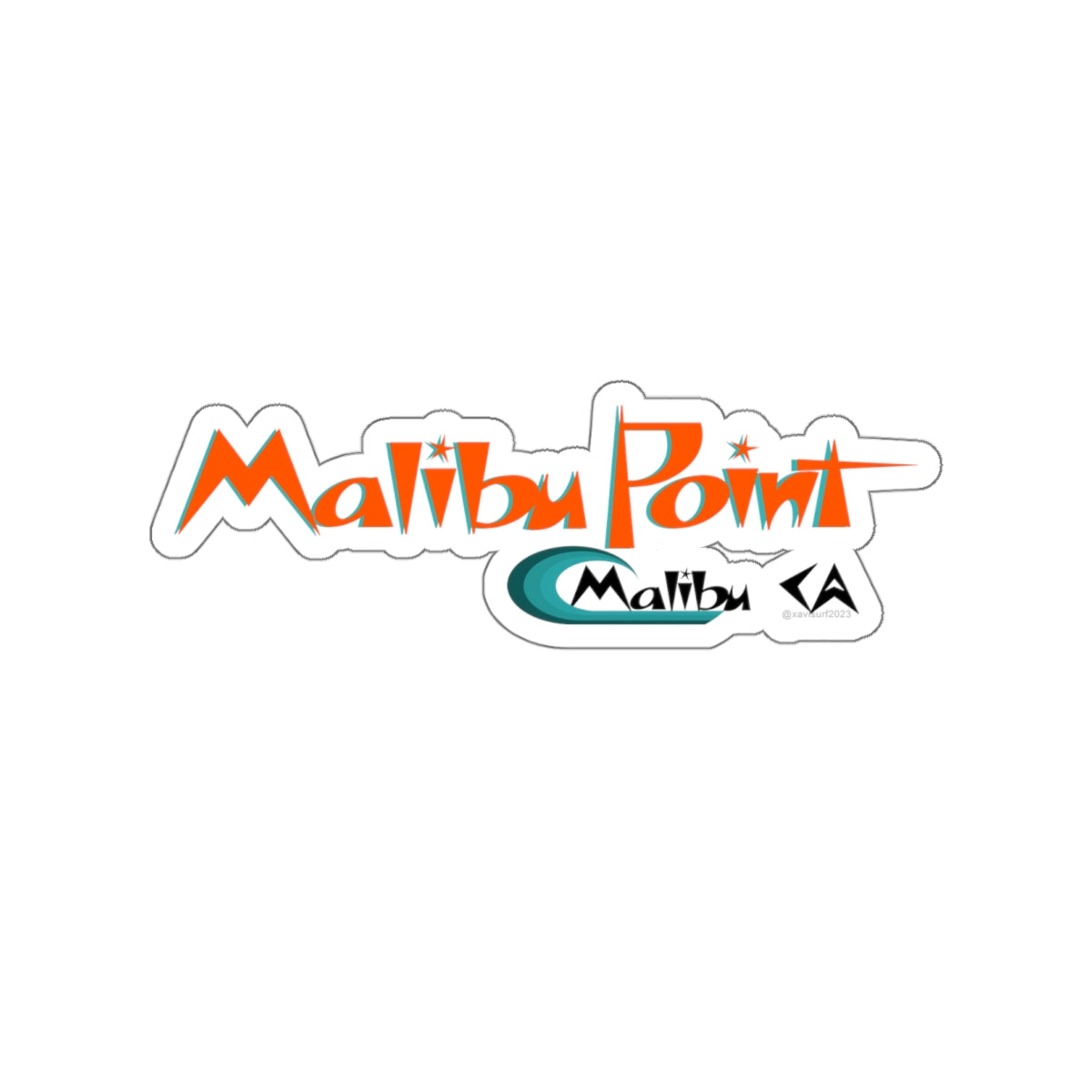 Malibu Point Sticker