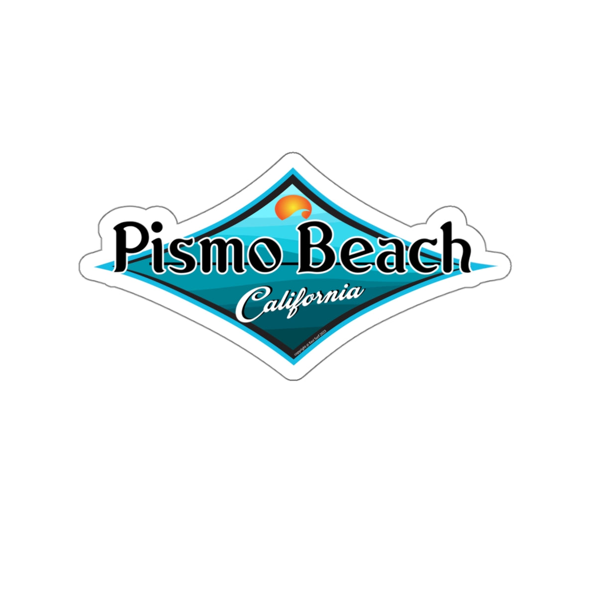 Pismo Beach Die-Cut Sticker