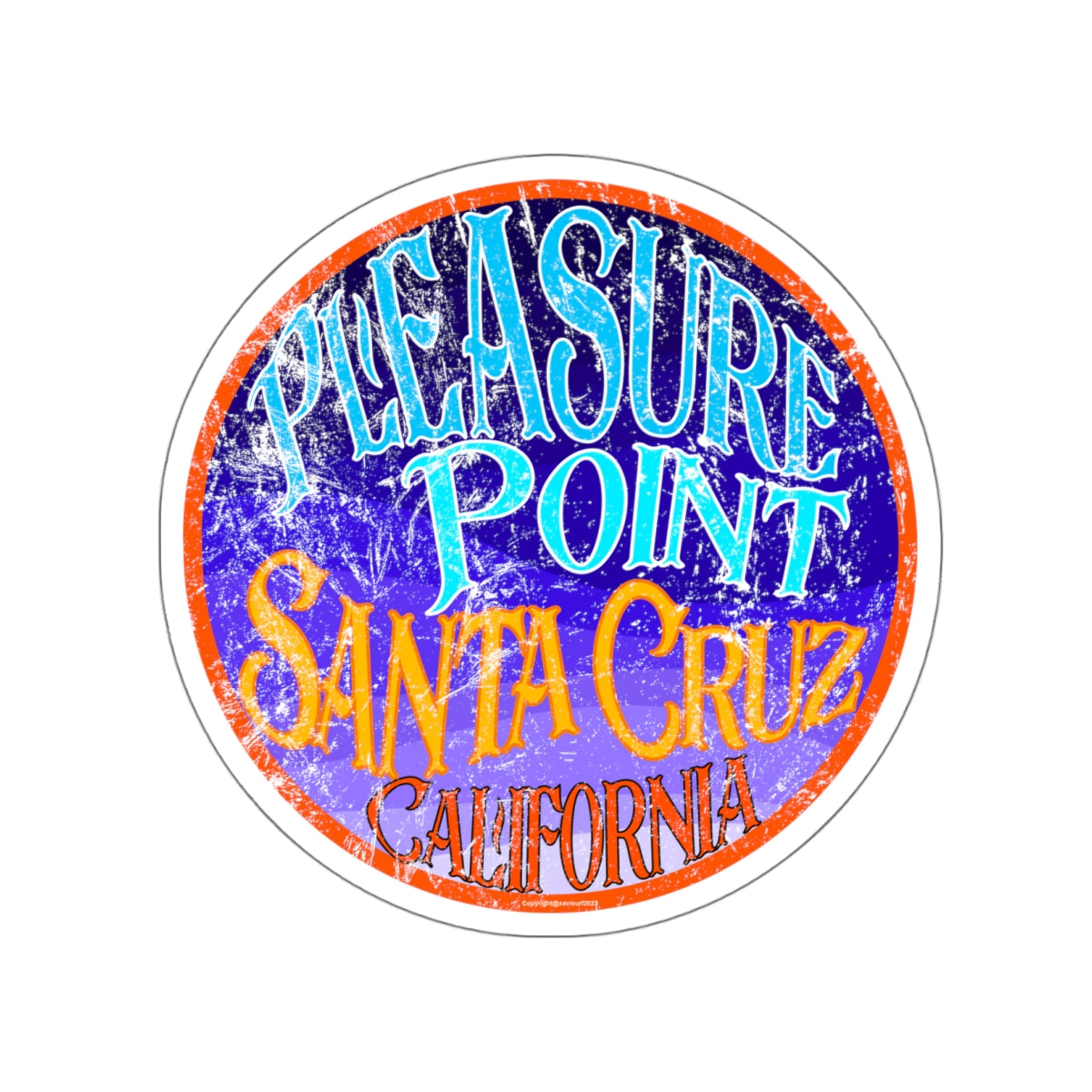 Pleasure Point Sticker