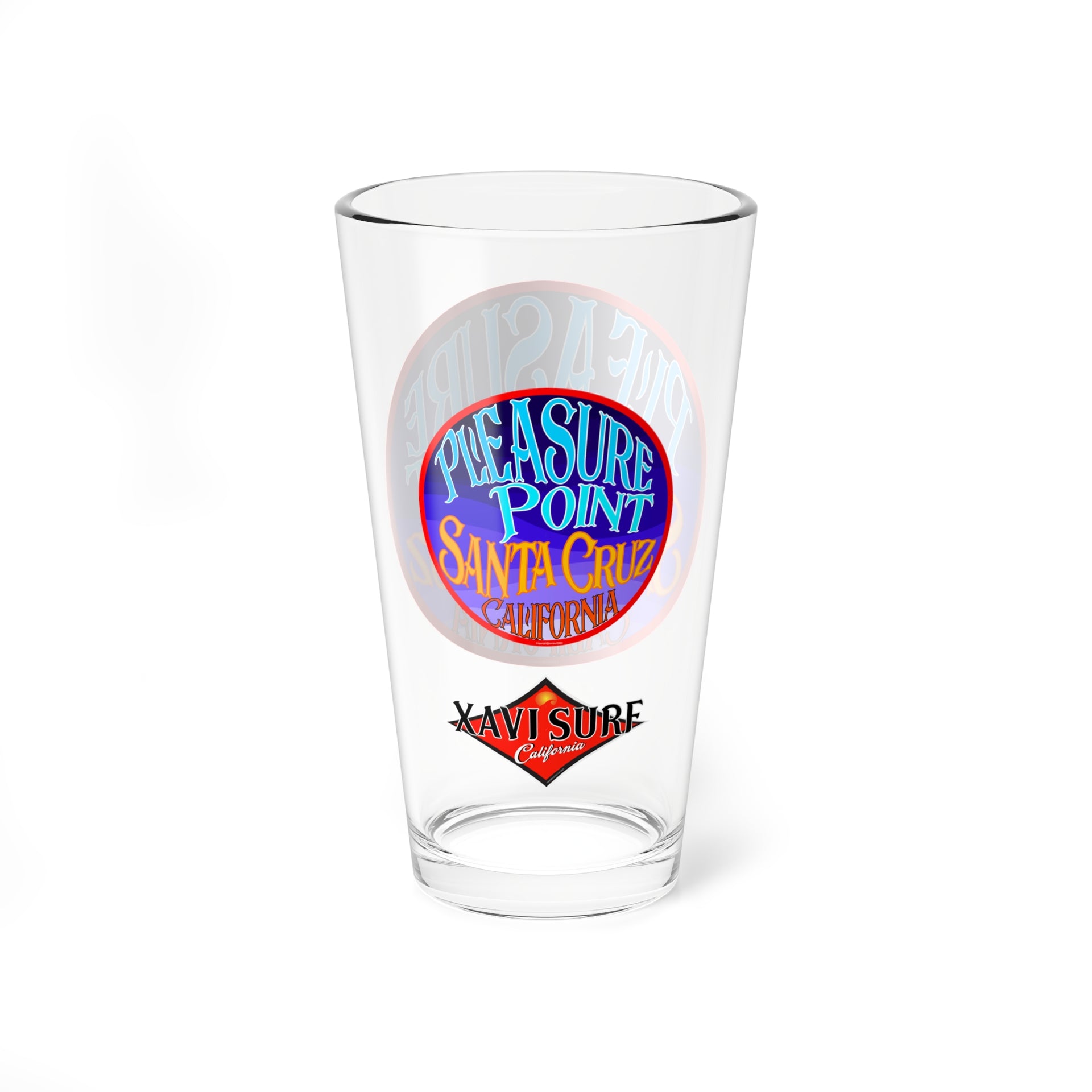 Pleasure point Pint Glass