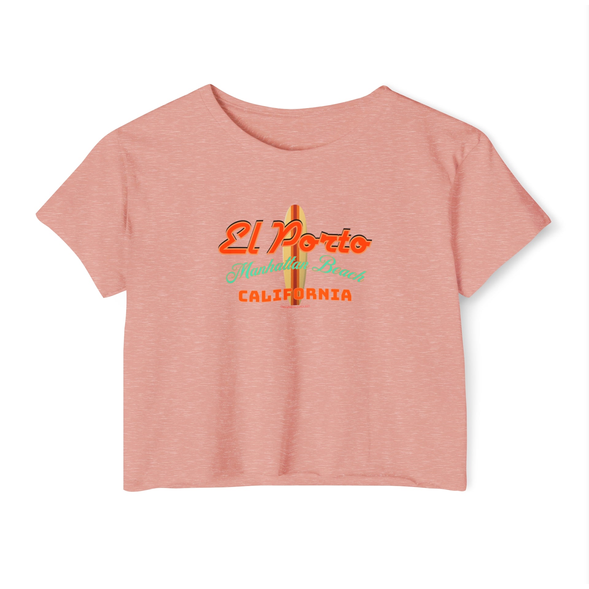 El Porto Women's Cropped Tshirt