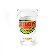Cron Pint Glass