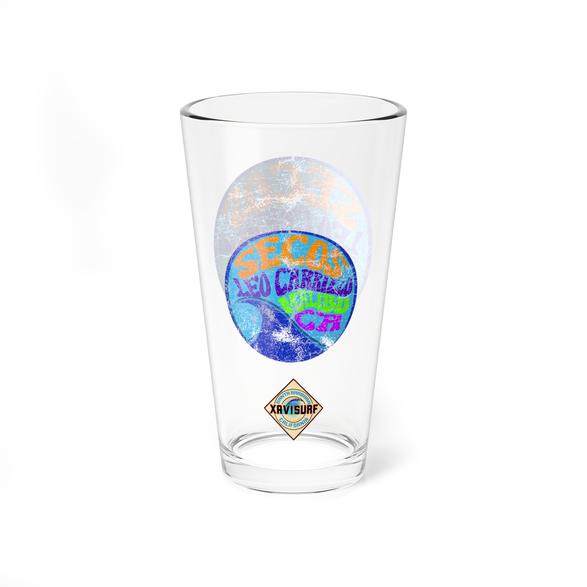 Leo Carrillo Pint Glass, 16oz