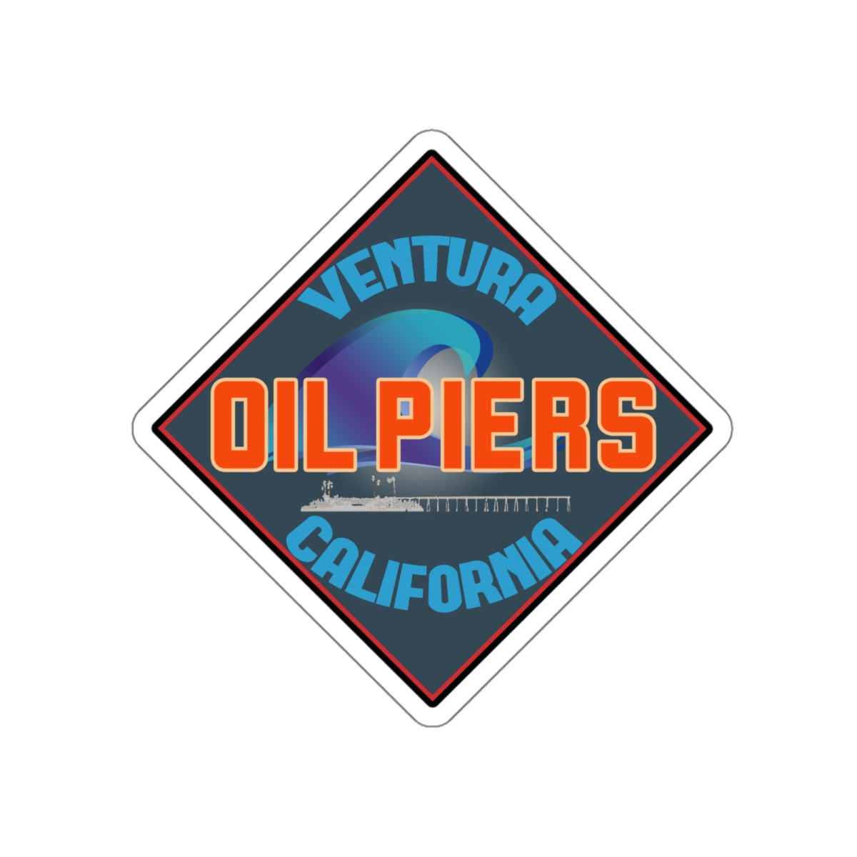 Oil Piers Sticker