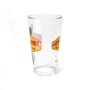 Jet Point Pint Glass