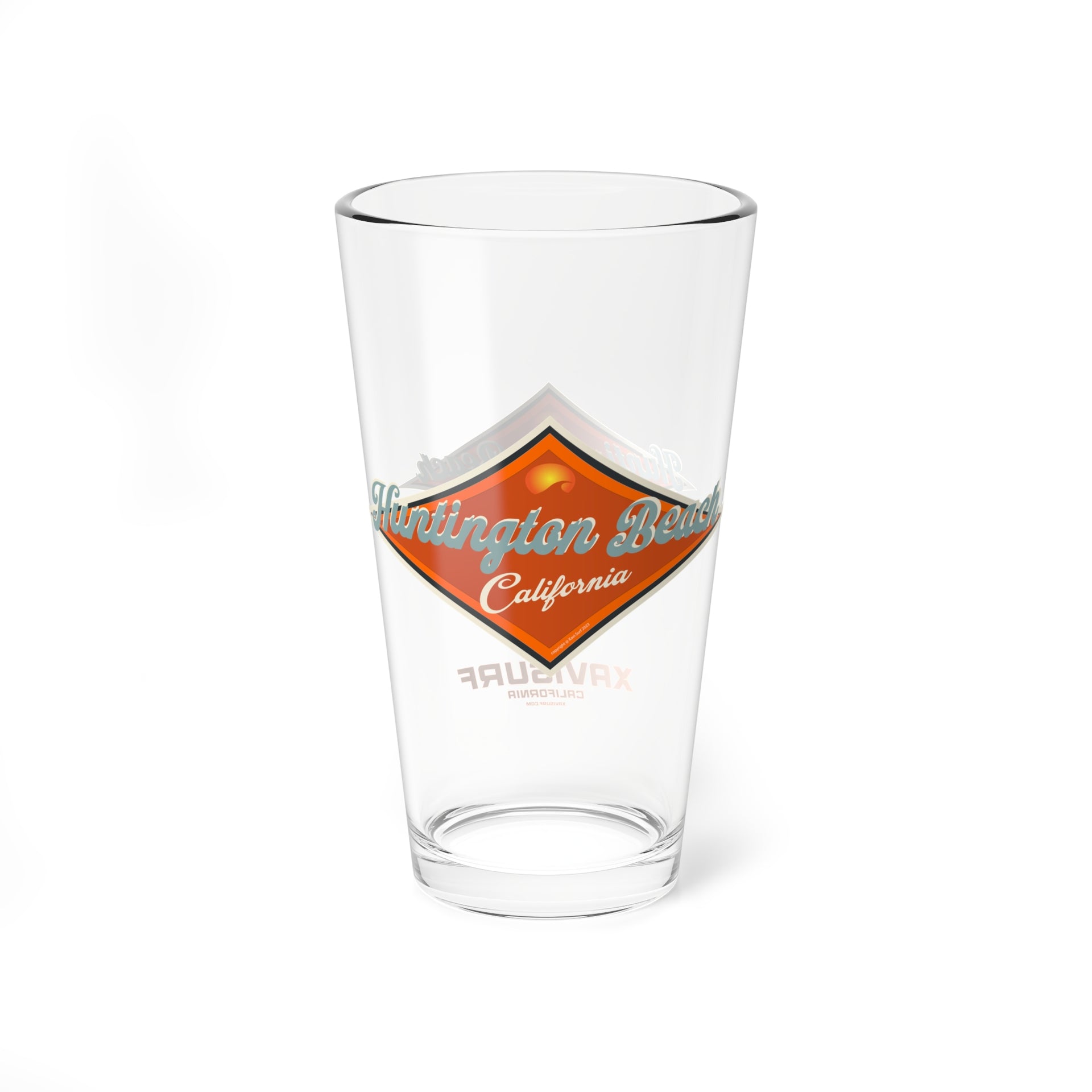 Huntington Beach Pint Glass