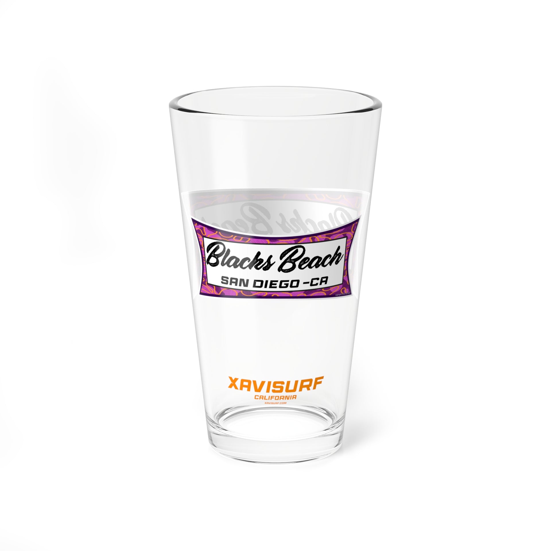 Blacks Beach Pint Glass