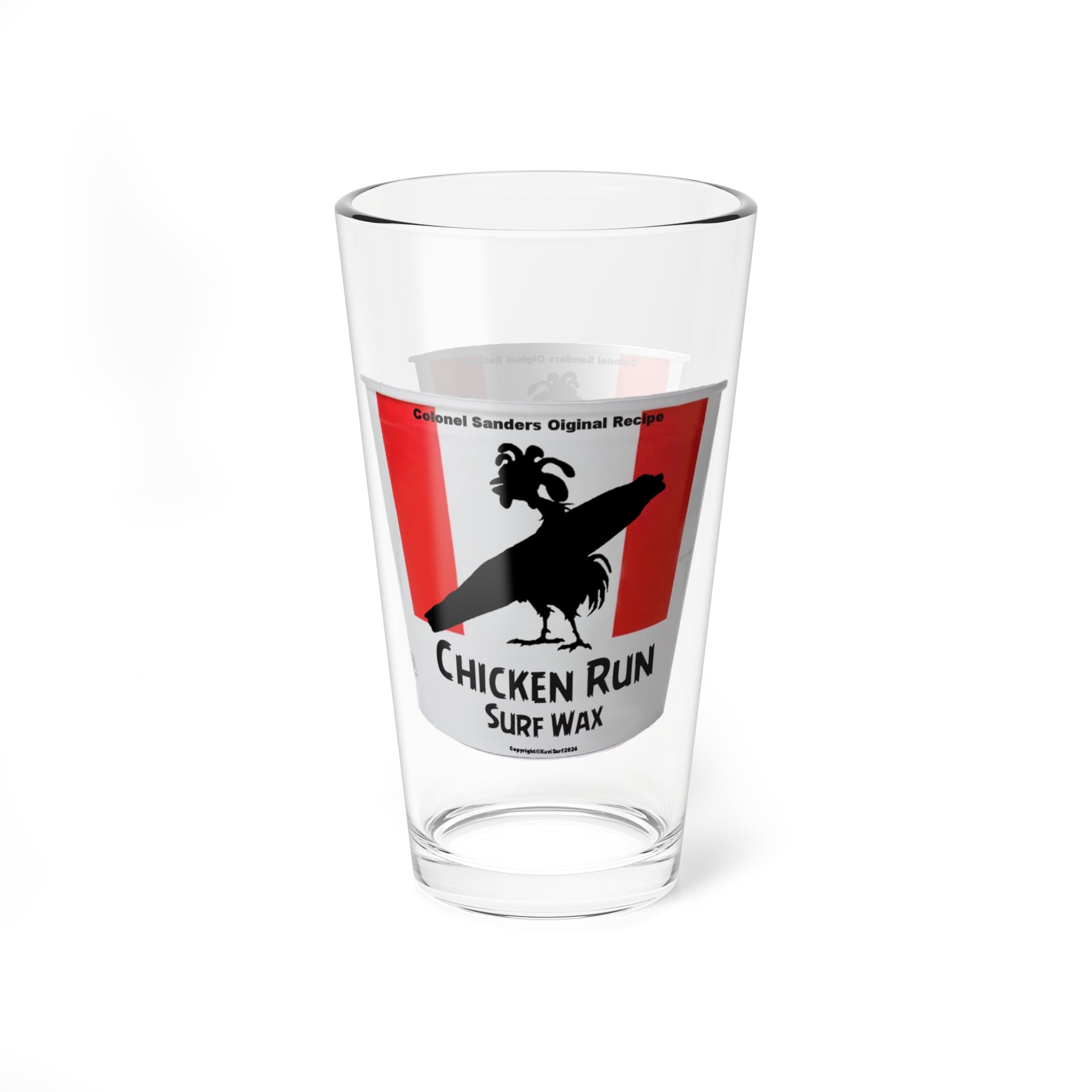 Chicken Run Pint Glass