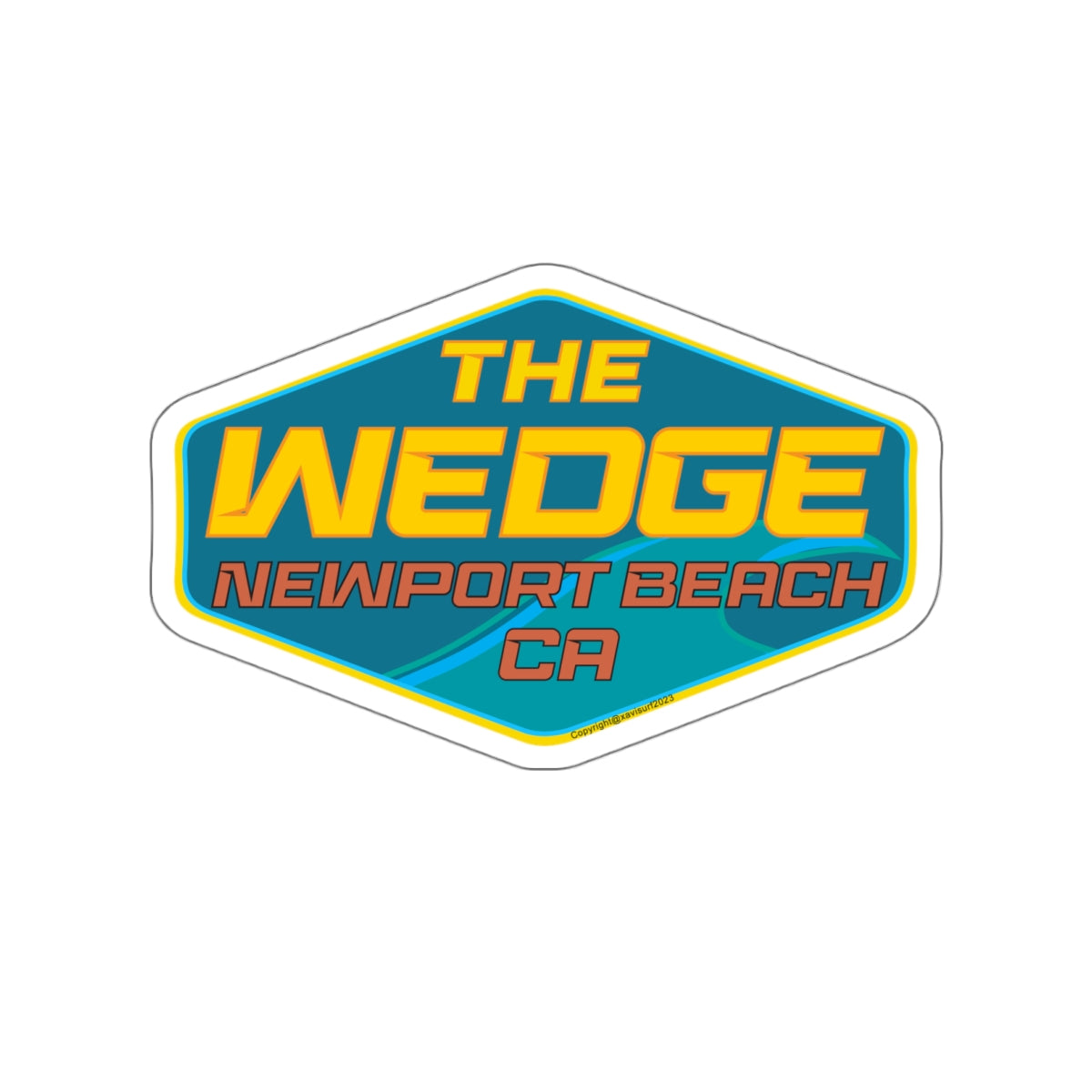 The Wedge Sticker