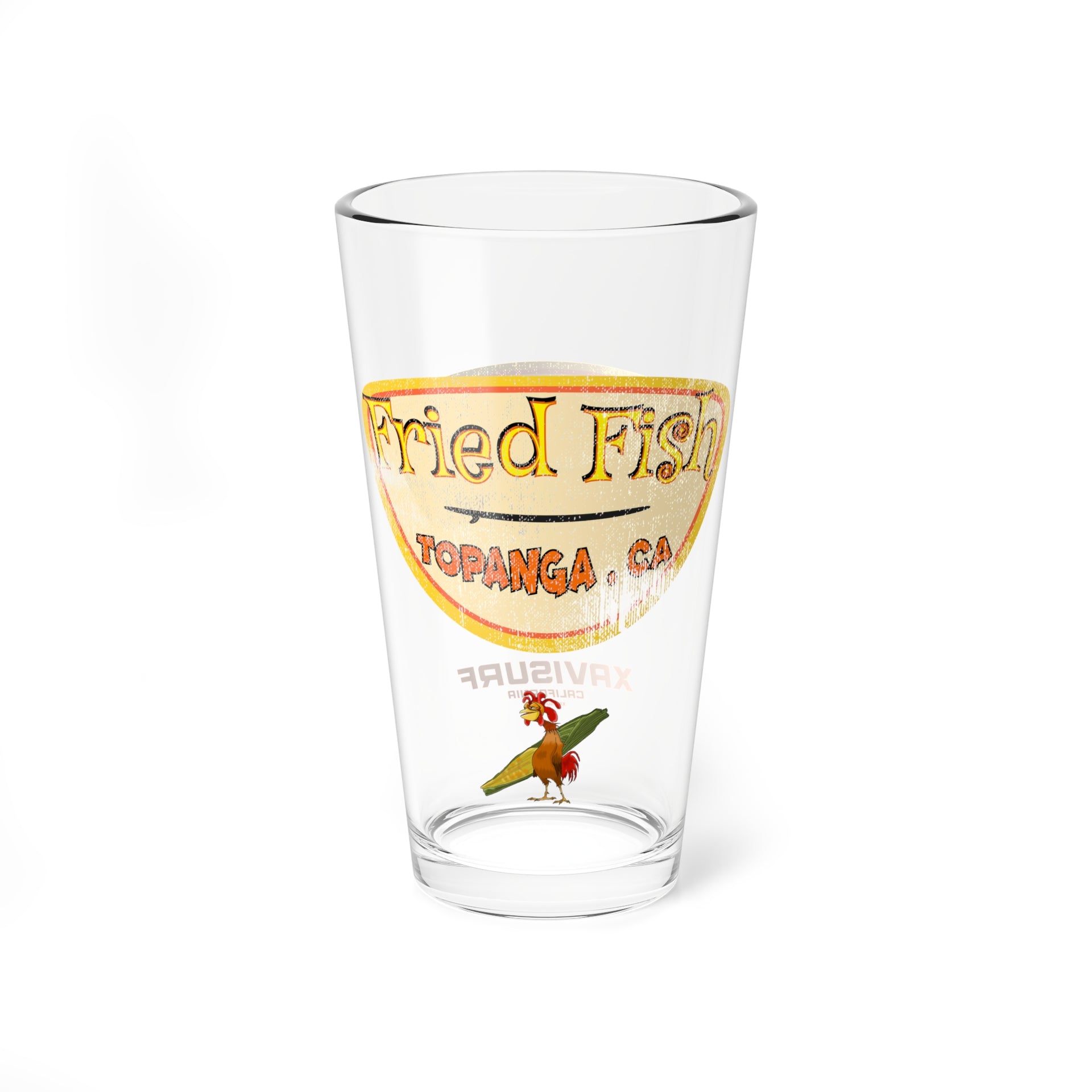 Fried Fish Pint Glass