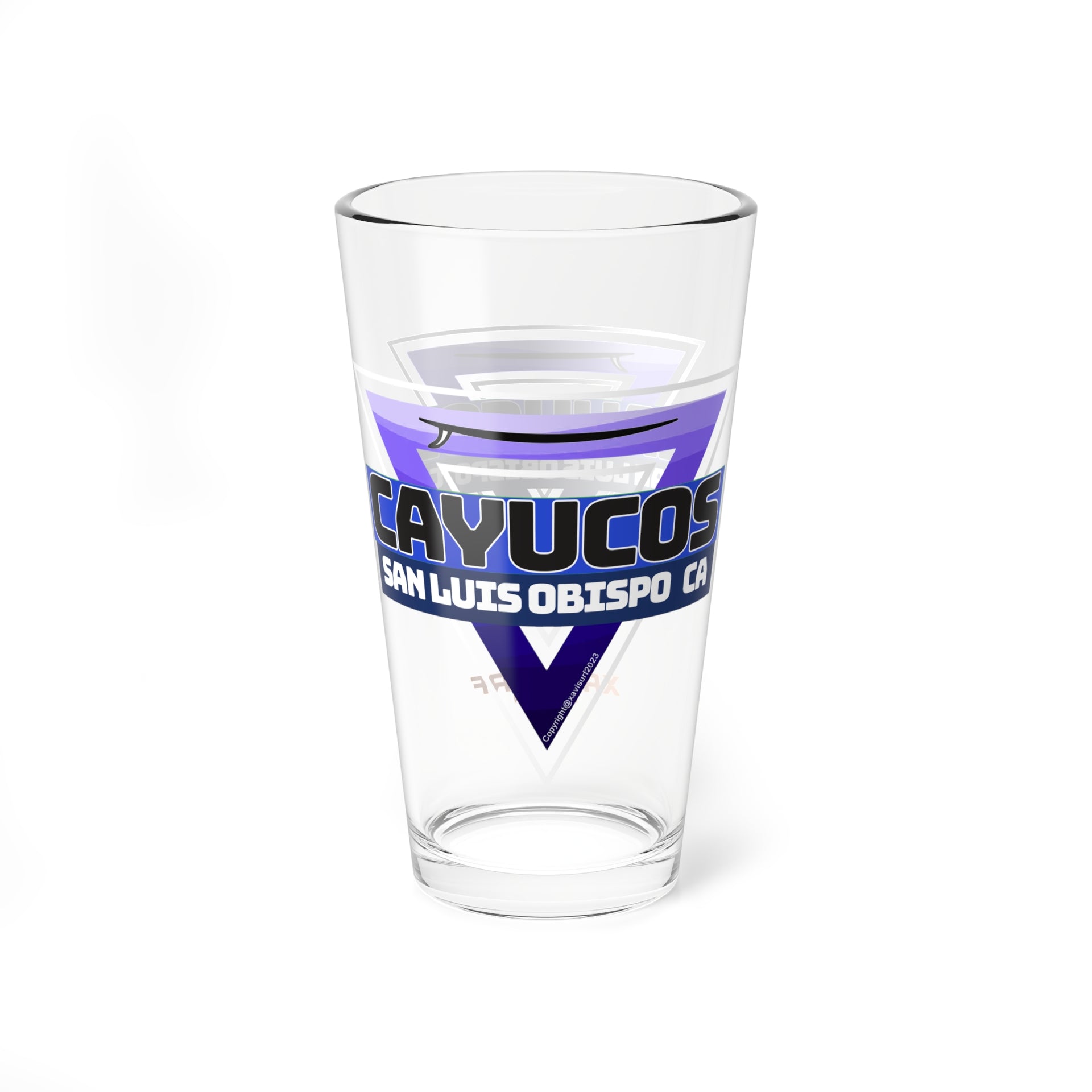 Cayucos Pint Glass